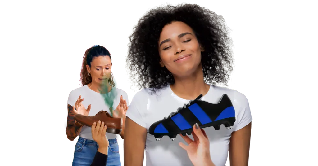 Smelly football boots: recognising odour after training